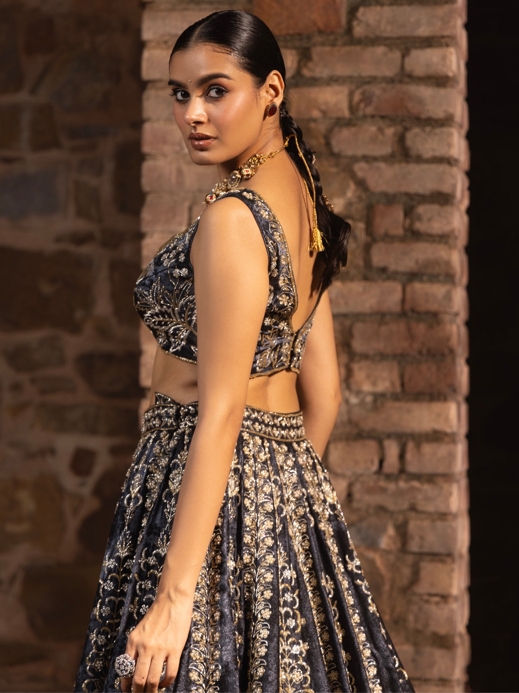 Shadowlight Overture Lehenga