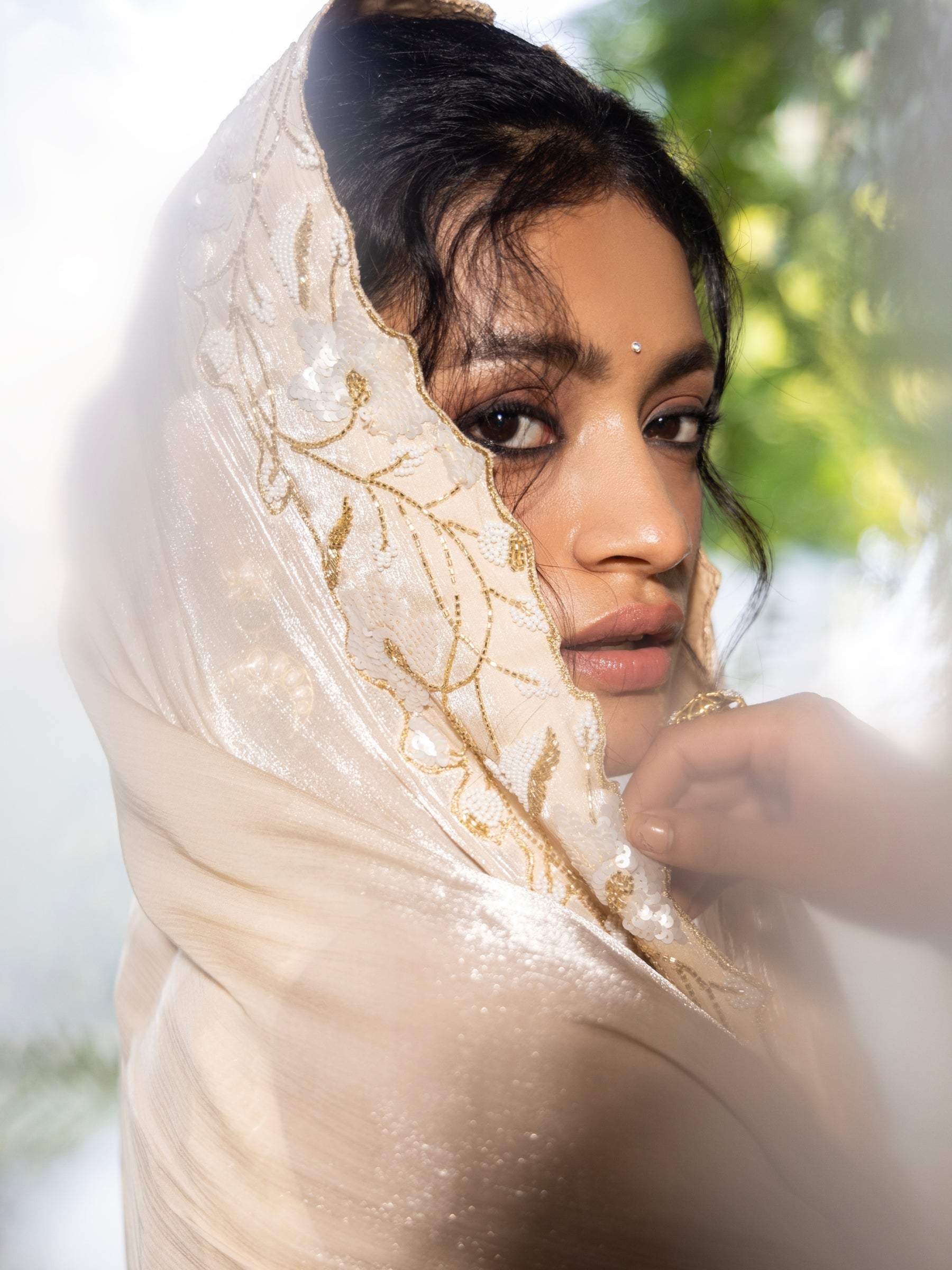 The Pearl Radiance Saree