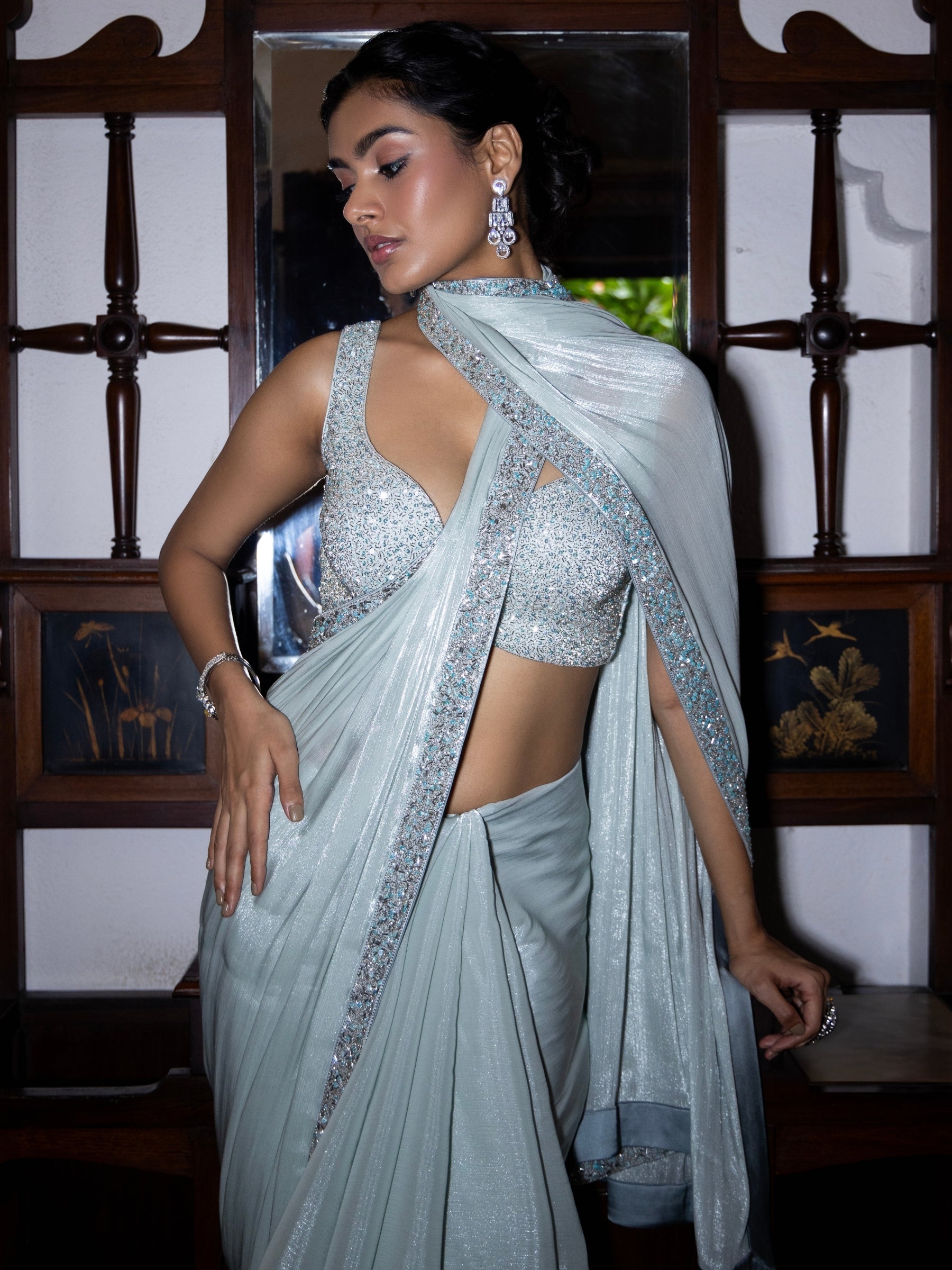 Celestial Grace Saree