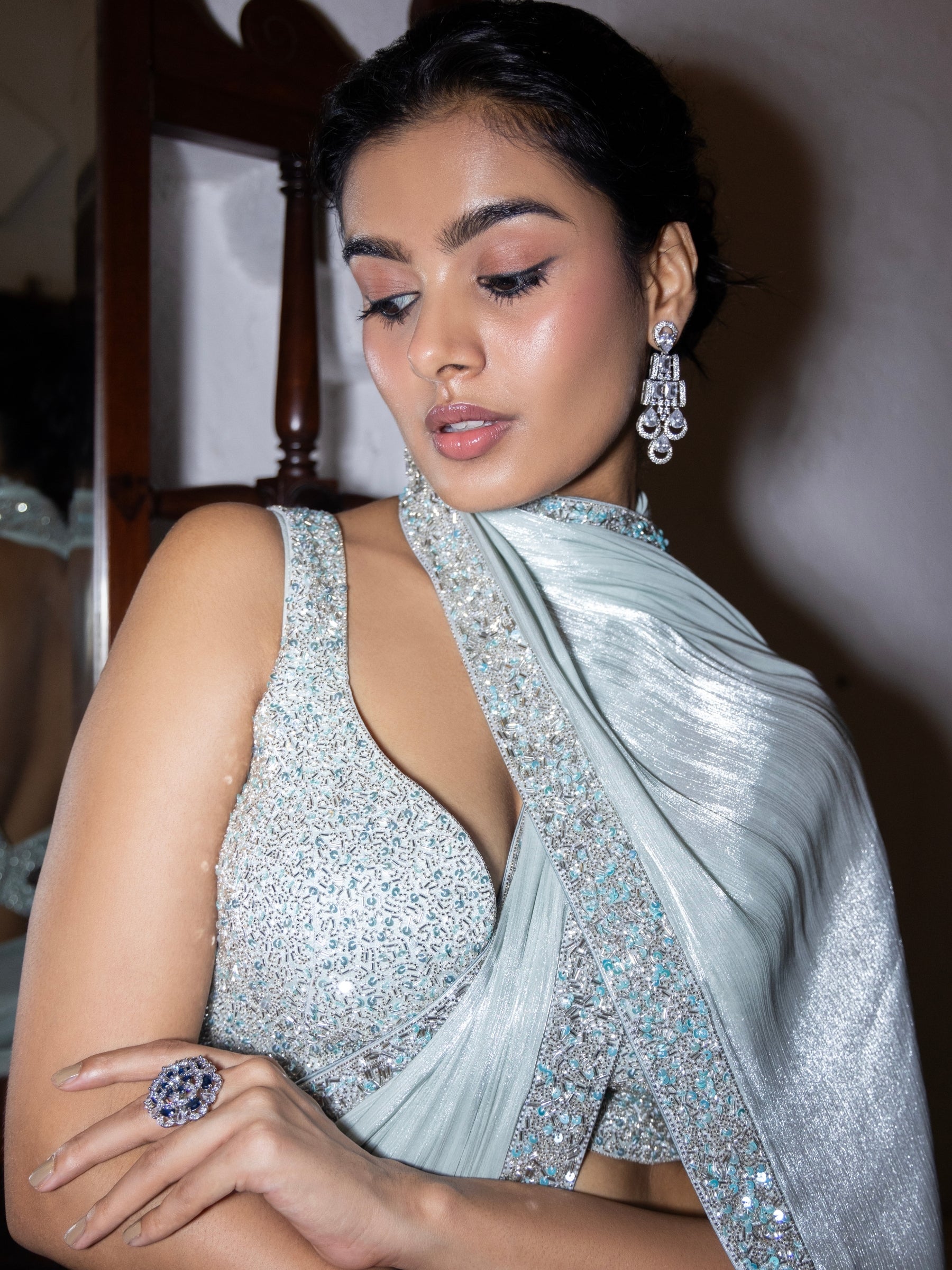 Celestial Grace Saree