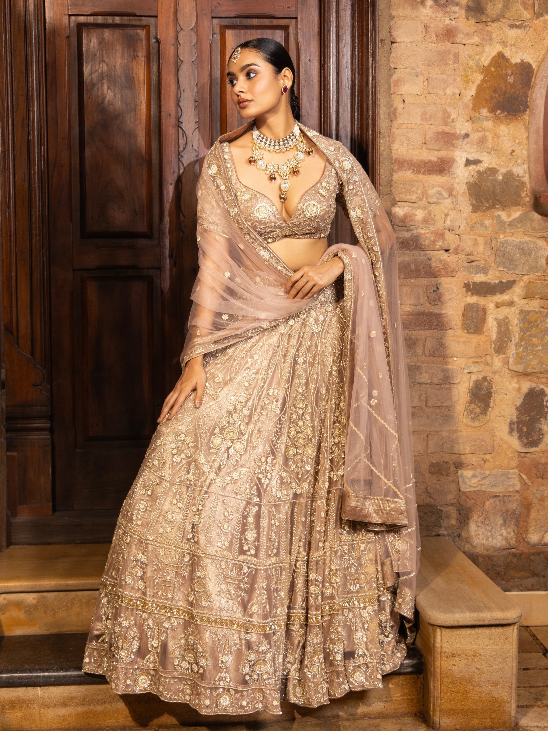 Gilded Solstice Lehenga