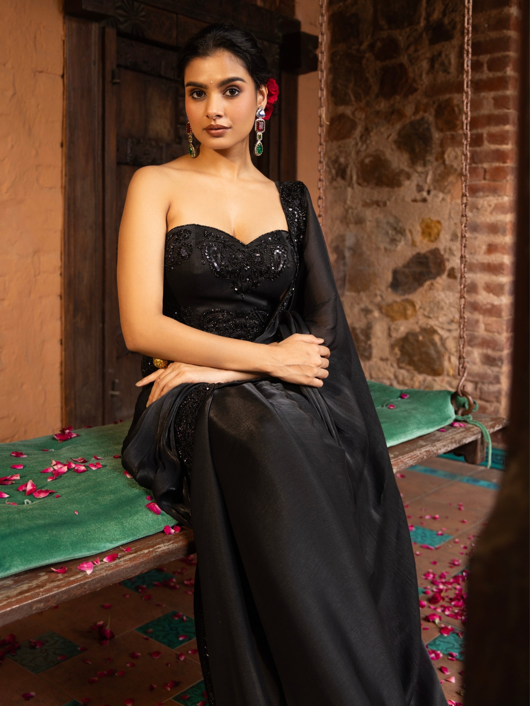 Noir Ember Saree