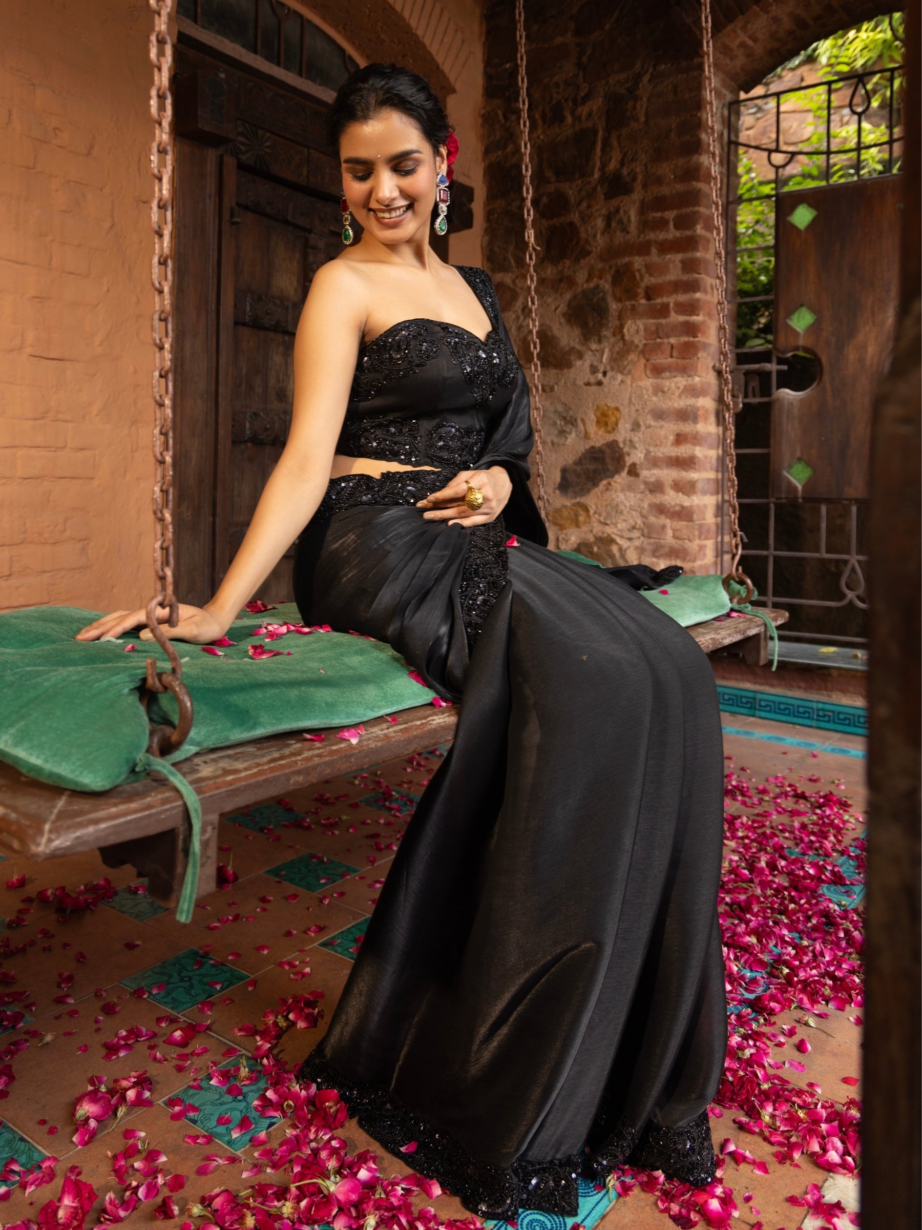 Noir Ember Saree