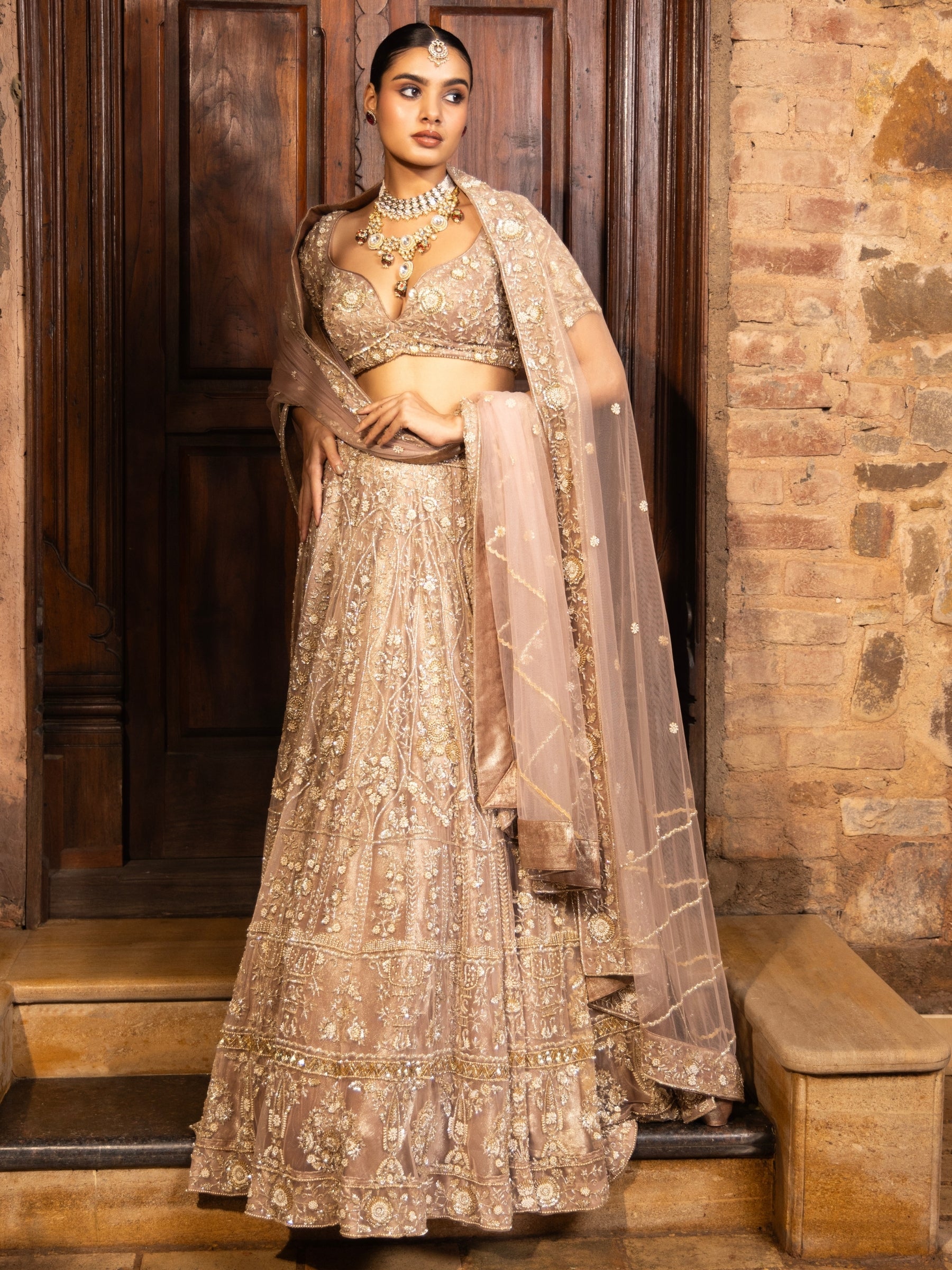 Gilded Solstice Lehenga