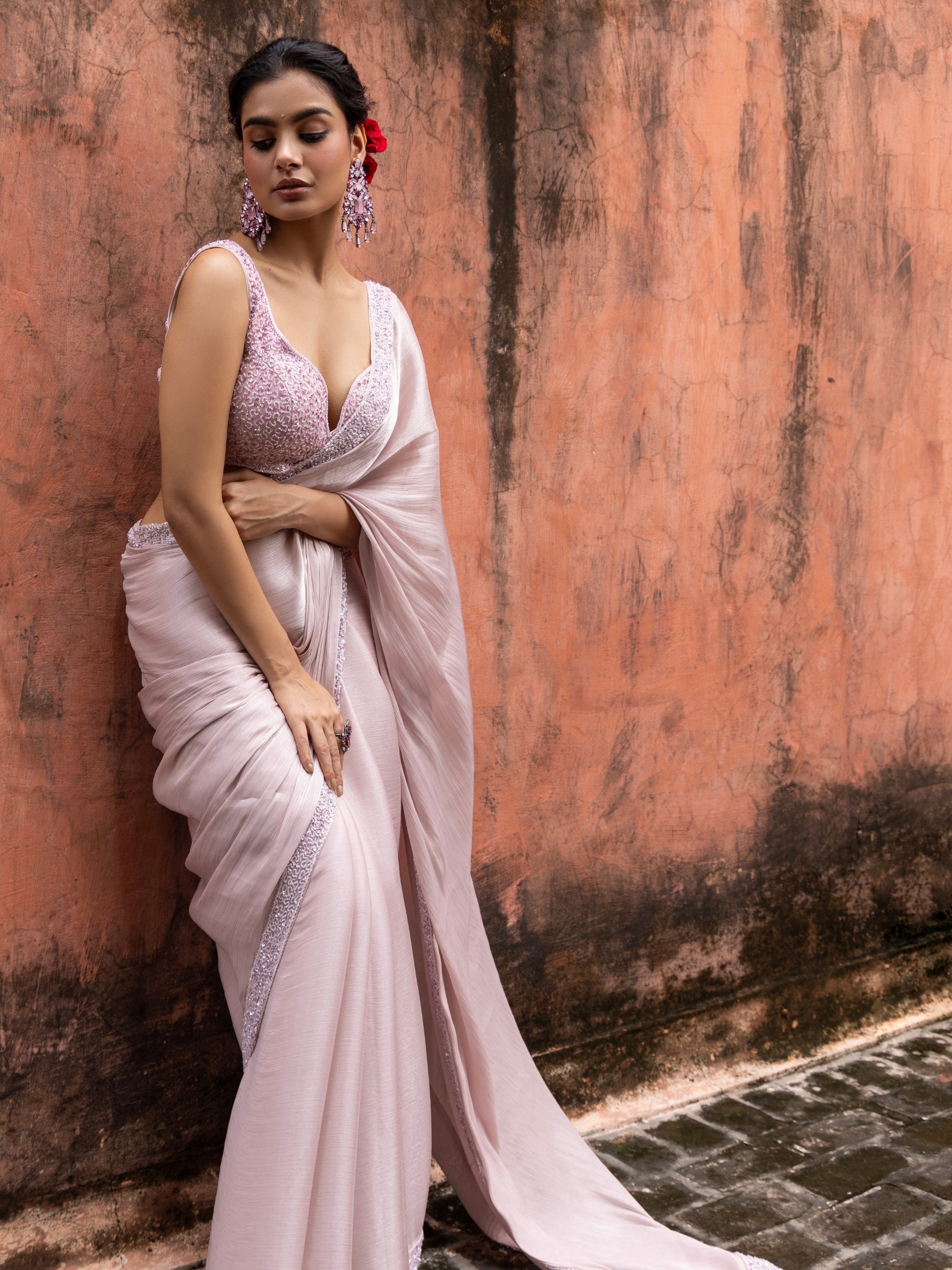 Blush Reverie Saree