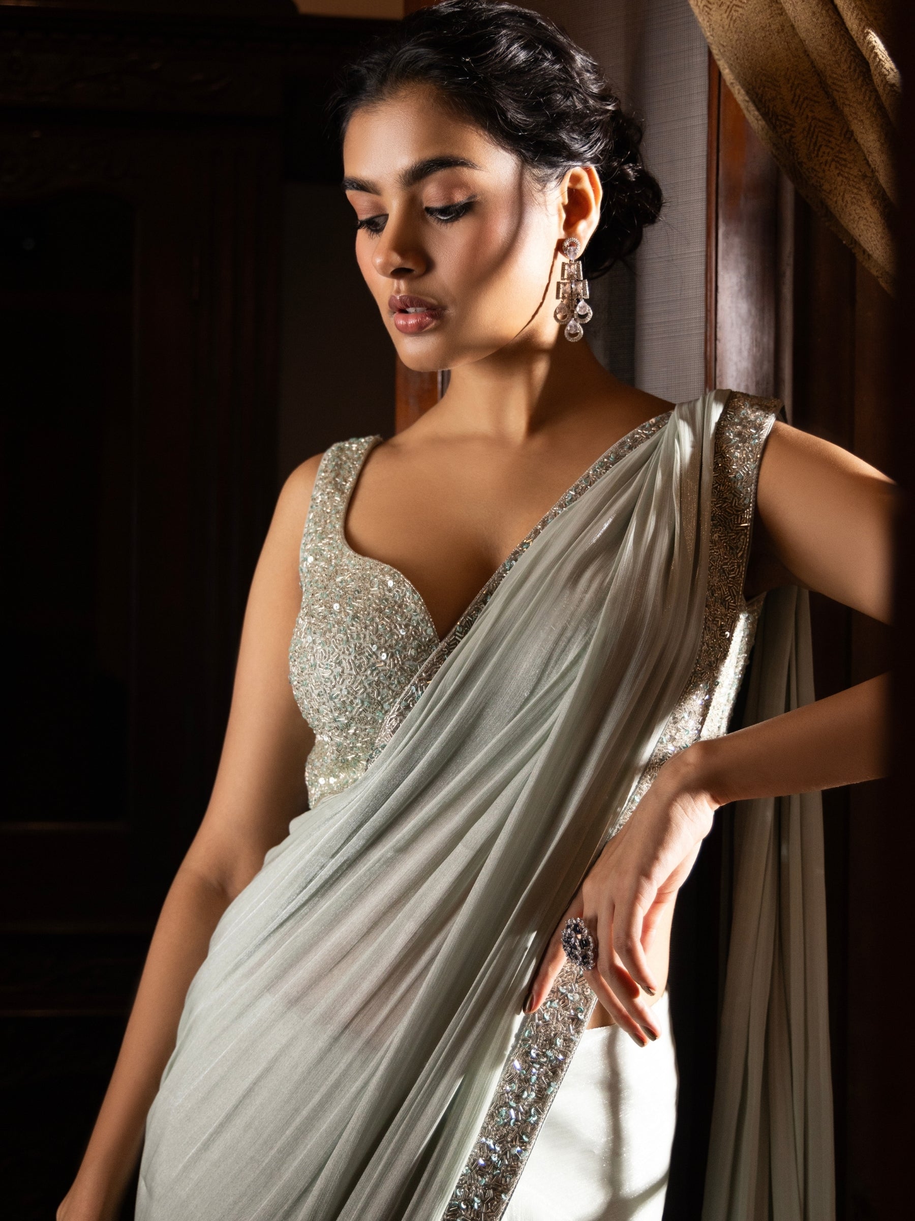 Celestial Grace Saree