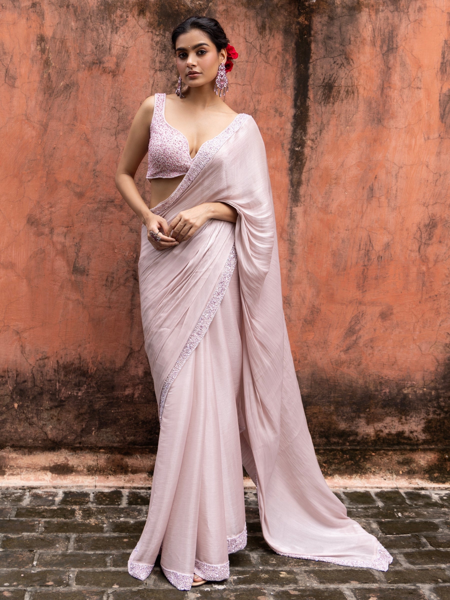 Blush Reverie Saree