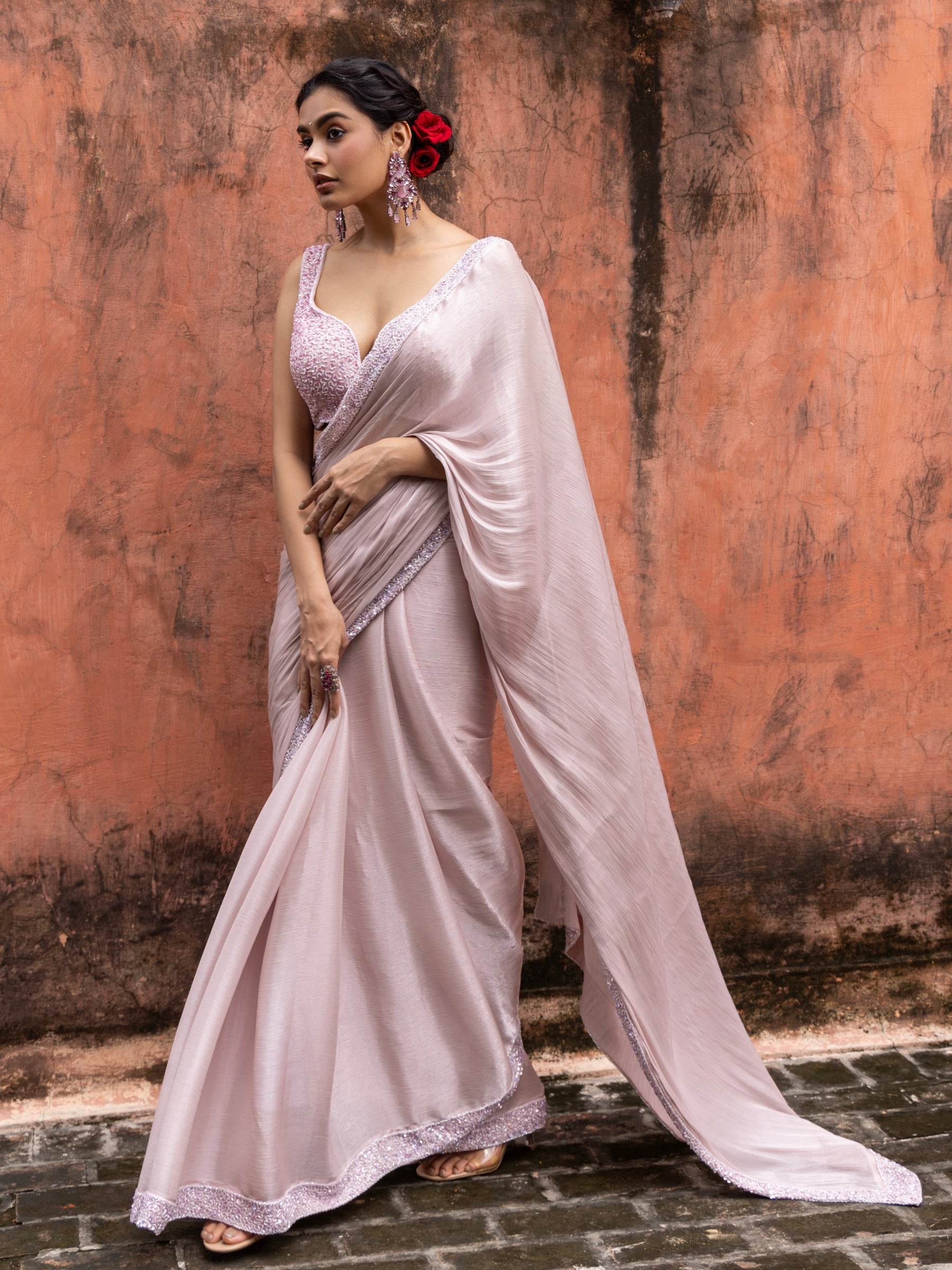 Blush Reverie Saree
