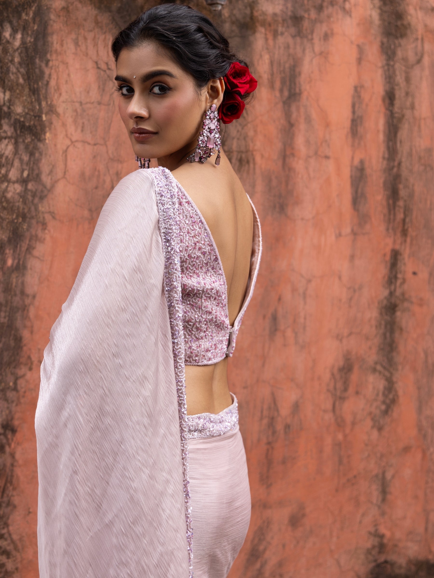 Blush Reverie Saree