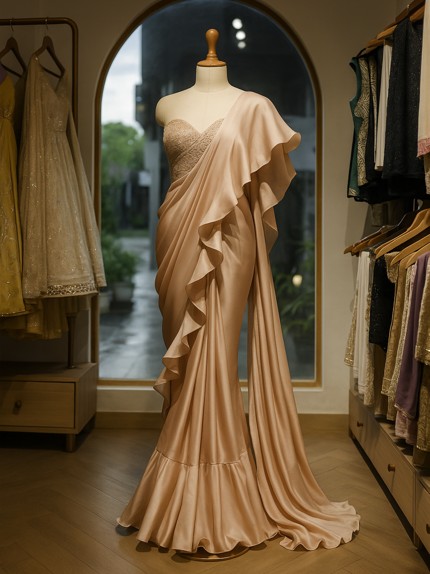 IVORY HAZE SAREE